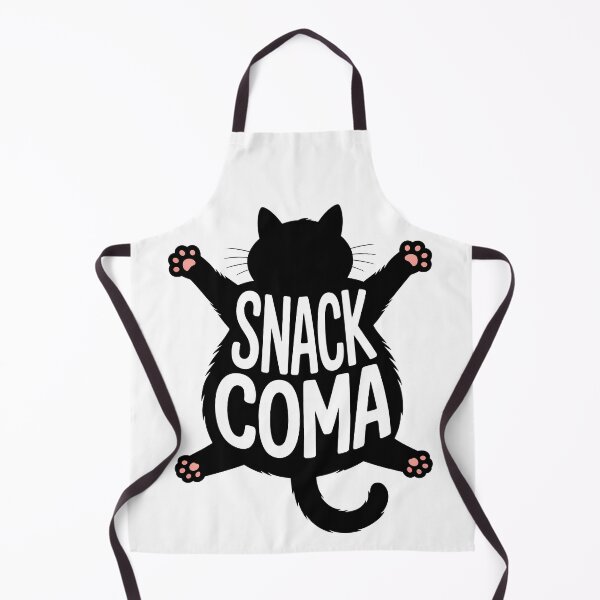 Item preview, Snack Coma Chonky Cat Overeating Humor designed and sold by Tammy Winand Arts.