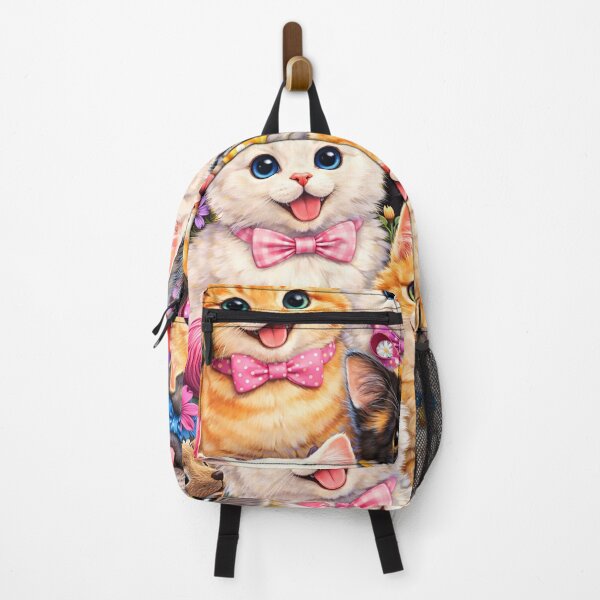 Item preview, Cute Kittens Collage – Colorful Illustrated Kitten Poster designed and sold by PIXEL POP DESIGNS - Beyond the Norm!.