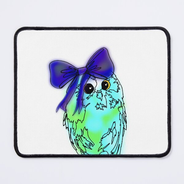 Item preview, Blue Owl Wearing Bow hat – animalzinhats designed and sold by Ashley’sAnimalz.