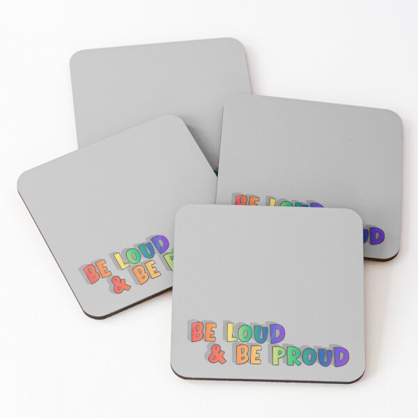 Item preview, Be Loud & Be Proud – Rainbow Pride Typography Design designed and sold by SimplyJasper.