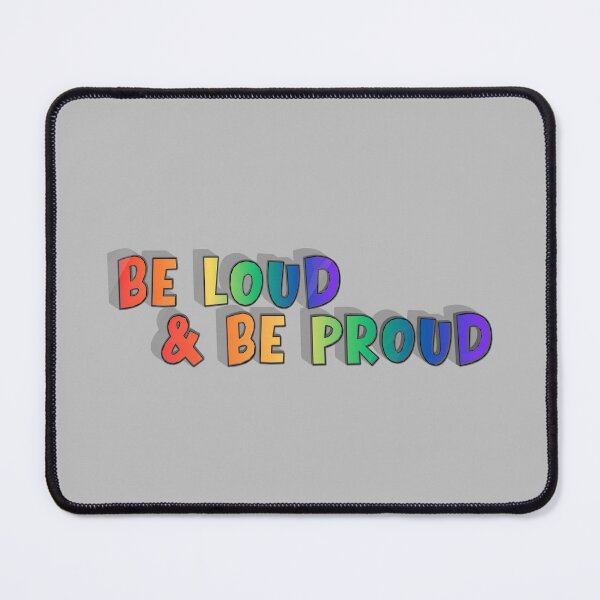 Item preview, Be Loud & Be Proud – Rainbow Pride Typography Design designed and sold by SimplyJasper.