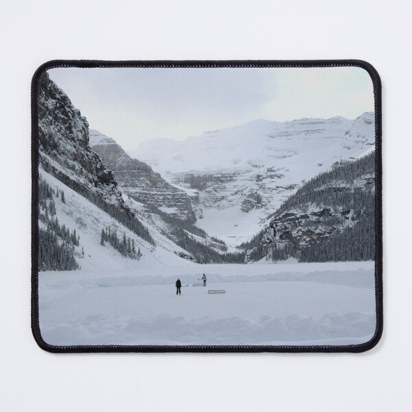 Item preview, Winter Hockey at Lake Louise designed and sold by The Wandering Lens.