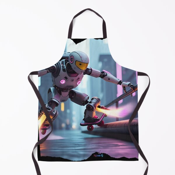 Item preview, Skater bot with rocket legs and neon spray 1 designed and sold by Neon G.