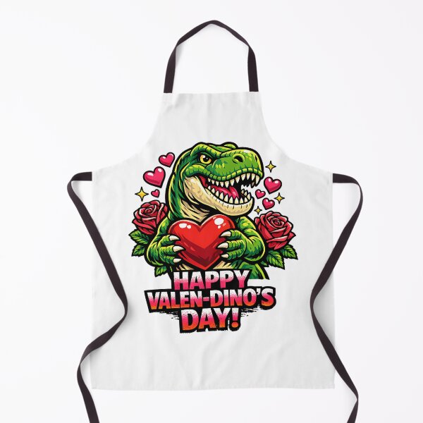 Item preview, Funny Valentine Dinosaur With Heart and Roses designed and sold by Maria Garcia.