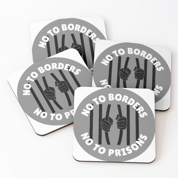 Item preview, no to borders no to prisons designed and sold by  StudioAlunsina.