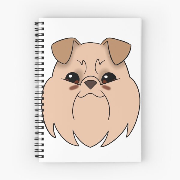 Item preview, Cream Brussels Griffon Light Brown Ears Tear Stains designed and sold by OliRoseArt.