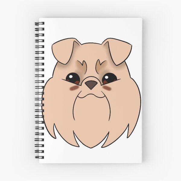 Item preview, Cream Brussels Griffon Light Brown Brows Tear Stains designed and sold by OliRoseArt.