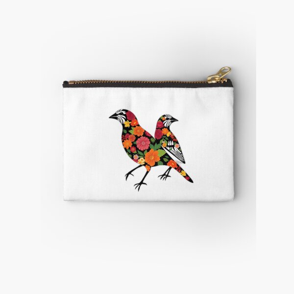 Item preview, Zebra Finch Floral Silhouettes designed and sold by sharon1210.