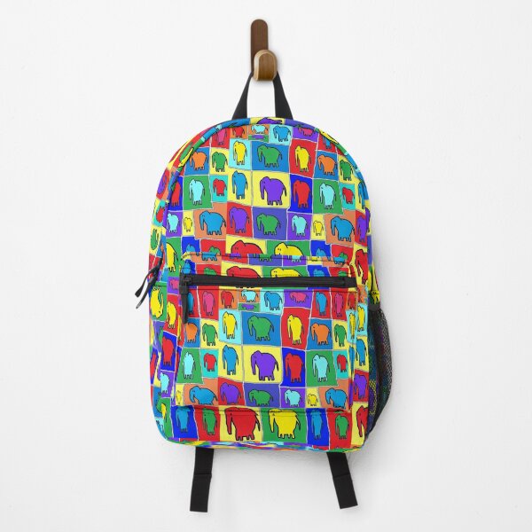 Item preview, rainbow elephants 12345 designed and sold by LowEndGraphics.