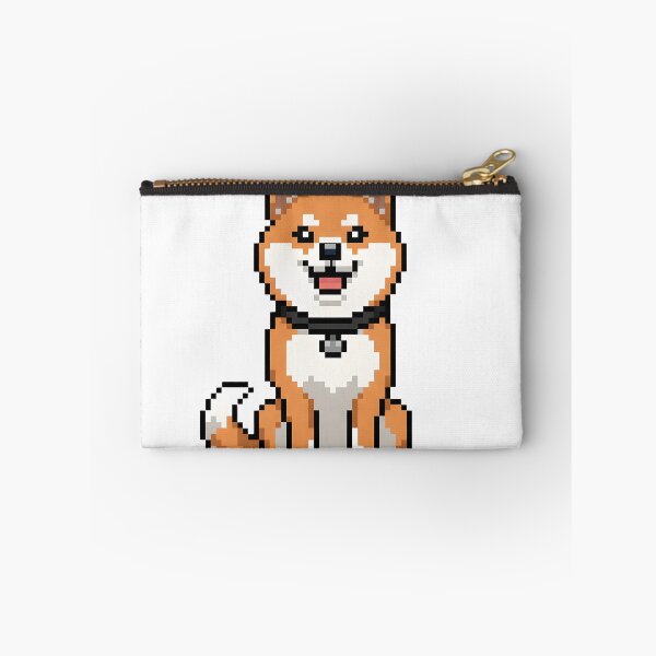 Item preview, Shiba Dog Pixel Art designed and sold by EventeDesigns.