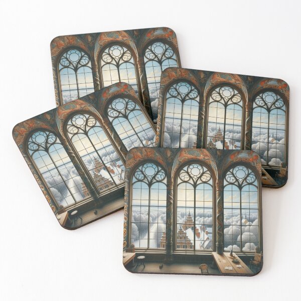 Item preview, Winter’s Grace: The Gothic Library View designed and sold by daweave77.