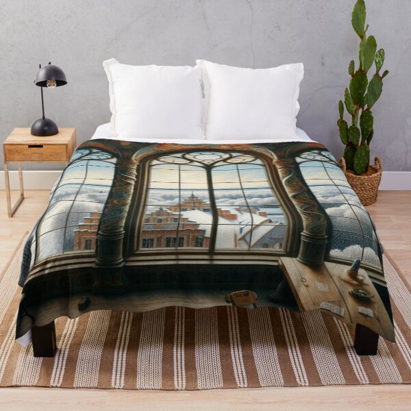 Item preview, Winter’s Grace: The Gothic Library View designed and sold by daweave77.