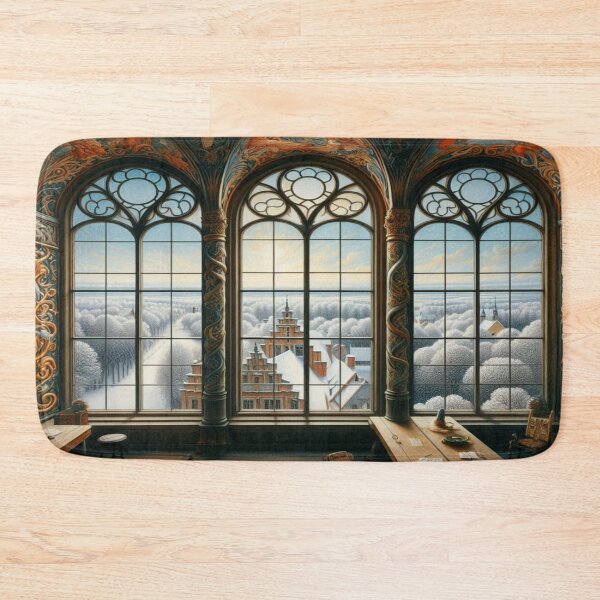 Item preview, Winter’s Grace: The Gothic Library View designed and sold by daweave77.