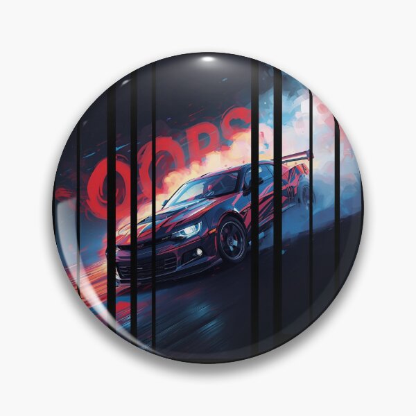 Item preview, Chvrole Camar Sports car doing burnout 2 designed and sold by Neon G.