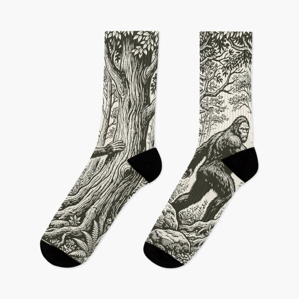 Item preview, Bigfoot Hide Vintage Medieval Forest Cryptid designed and sold by Y-Vibes.