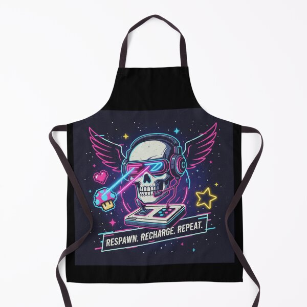Item preview, Neon Cyberpunk Gamer Skull - Retro Future Glitch Art designed and sold by Scorpia67.