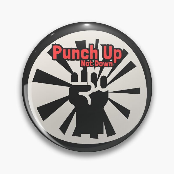 Item preview, Punch Up Not Down - Leftist - Progressive - Antifascist - Ally designed and sold by EvergreenRevolt.
