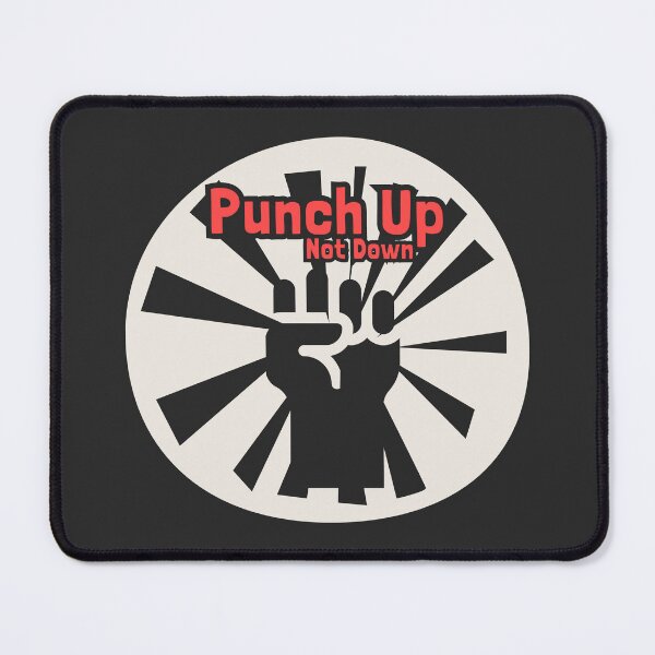 Item preview, Punch Up Not Down - Leftist - Progressive - Antifascist - Ally designed and sold by EvergreenRevolt.