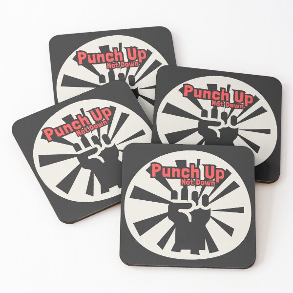 Item preview, Punch Up Not Down - Leftist - Progressive - Antifascist - Ally designed and sold by EvergreenRevolt.