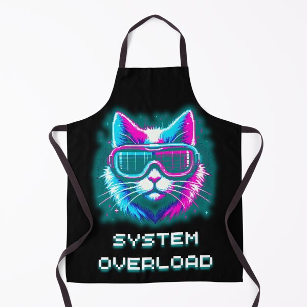 Item preview, Cyber Cat - Neon Glitch Pixel Art Gamer Kitty designed and sold by JonyDG.