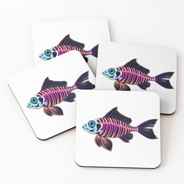 Item preview, Glow-In-The-Dark Skeletal Zebrafish designed and sold by sharon1210.