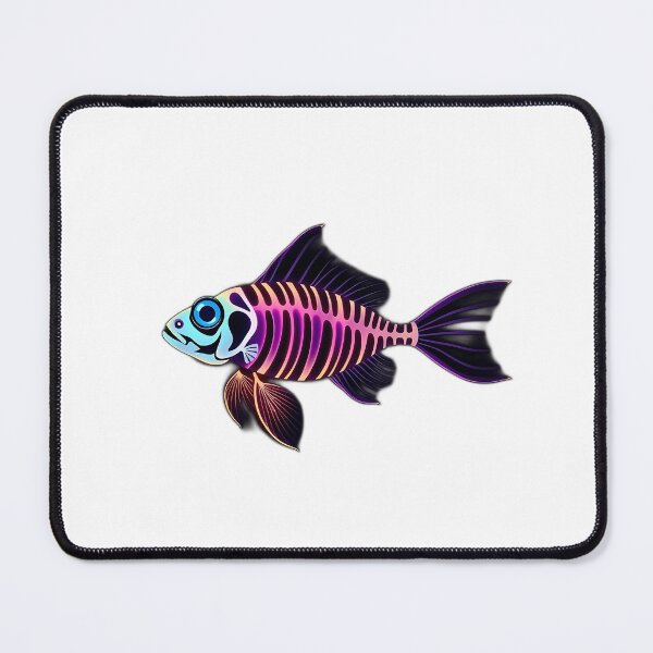 Item preview, Glow-In-The-Dark Skeletal Zebrafish designed and sold by sharon1210.