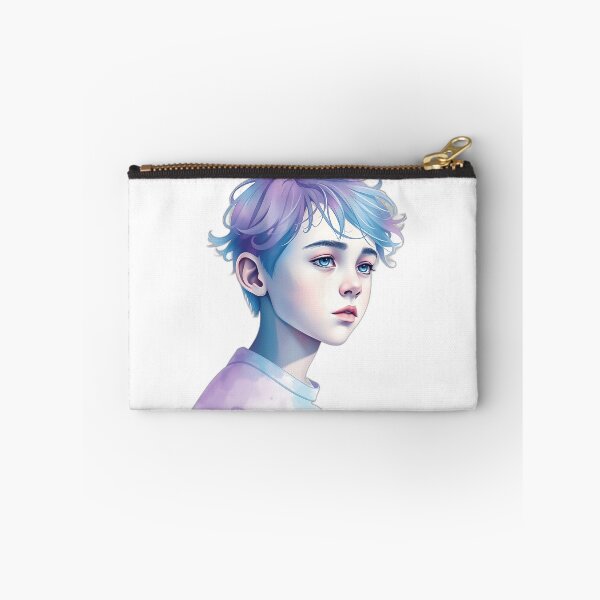 Item preview, Lavender and Teal Boy Genius Watercolor designed and sold by sharon1210.