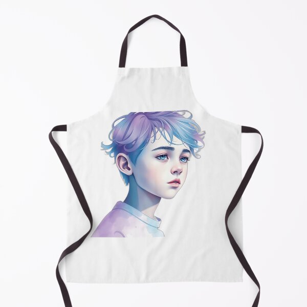 Item preview, Lavender and Teal Boy Genius Watercolor designed and sold by sharon1210.