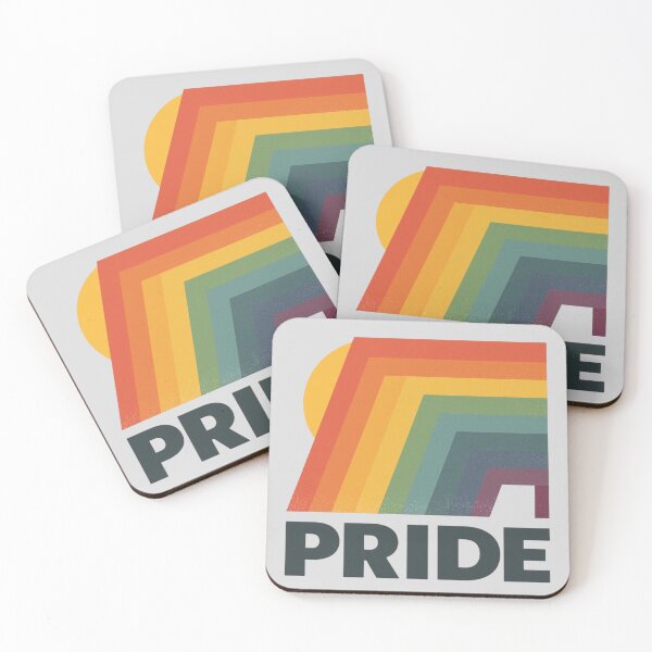 Item preview, Retro Rainbow PRIDE – Modern LGBTQ+ Pride Art designed and sold by SimplyJasper.