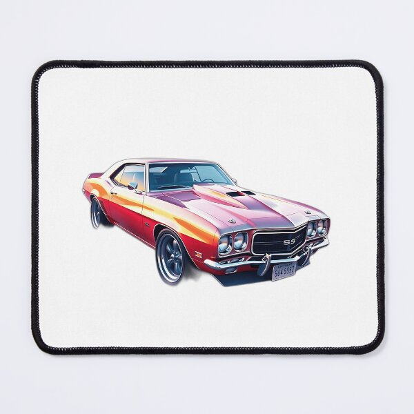 Item preview, Pastel Watercolor Muscle Car designed and sold by sharon1210.