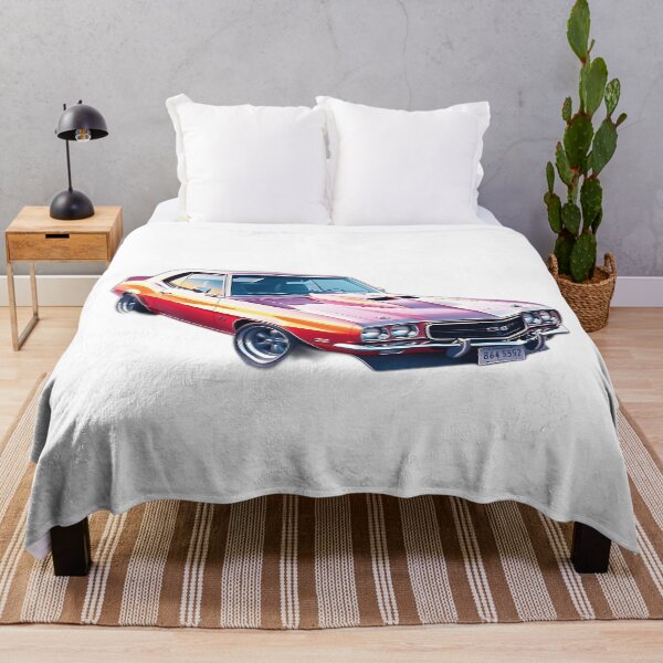 Item preview, Pastel Watercolor Muscle Car designed and sold by sharon1210.