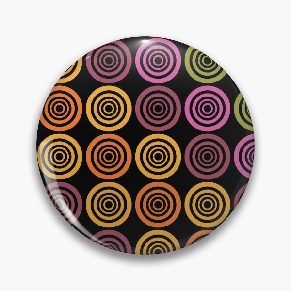 Item preview, Retro Concentric Circle Target Pattern – 70s Geometric Mid-Century Pop Art designed and sold by DeeLulu.