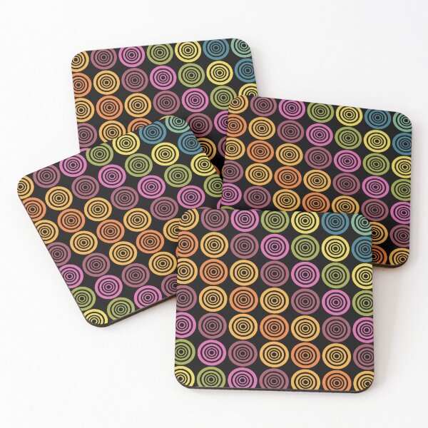 Item preview, Retro Concentric Circle Target Pattern – 70s Geometric Mid-Century Pop Art designed and sold by DeeLulu.