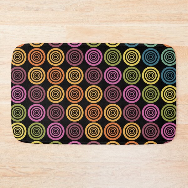 Item preview, Retro Concentric Circle Target Pattern – 70s Geometric Mid-Century Pop Art designed and sold by DeeLulu.