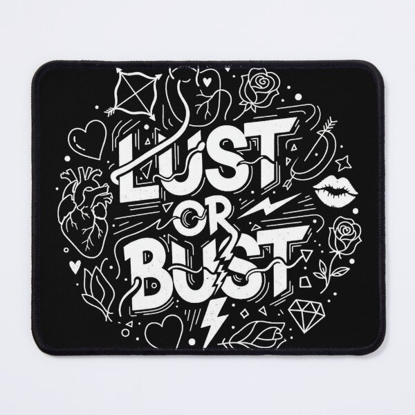 Item preview, Lust or Bust Alternative Valentine Typography Art designed and sold by AnimalAirtistry.