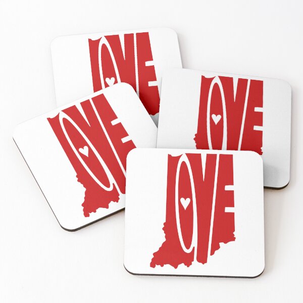 Item preview, Indiana Love -IN Love Art Design designed and sold by statecrafted.