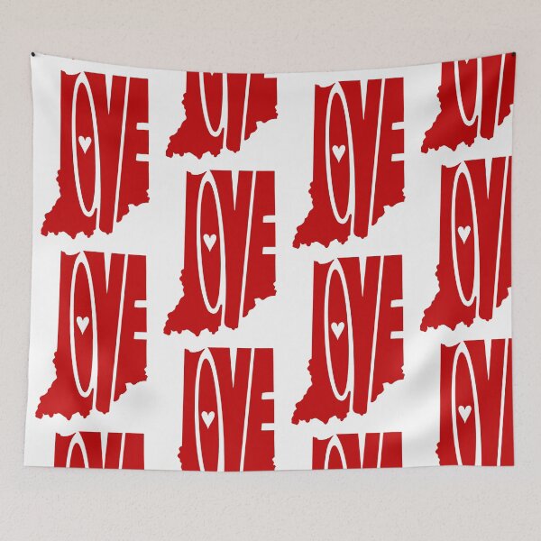 Item preview, Indiana Love -IN Love Art Design designed and sold by statecrafted.