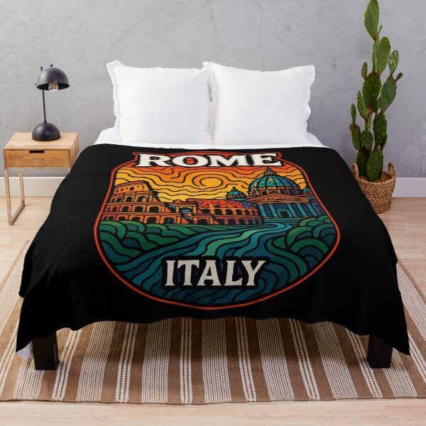 Item preview, Rome Italy Trippy Art Travel designed and sold by TomFrontierArt.