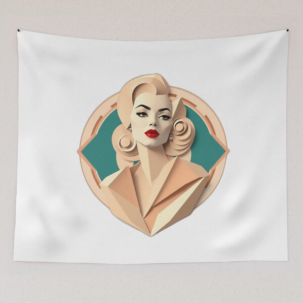 Item preview, Origami Old Hollywood Actress designed and sold by sharon1210.