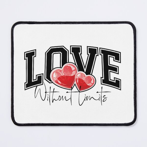 Item preview,  "Love Without Limits" - Typography Gift for Your Loved One, B designed and sold by HGstudioDesign.