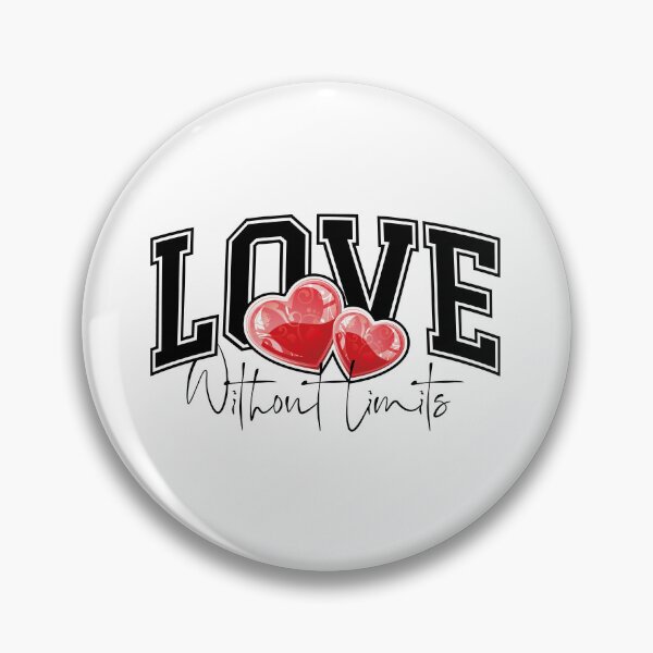 Item preview,  "Love Without Limits" - Typography Gift for Your Loved One, B designed and sold by HGstudioDesign.