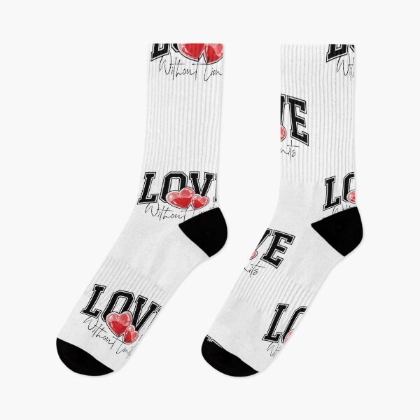 Item preview,  "Love Without Limits" - Typography Gift for Your Loved One, B designed and sold by HGstudioDesign.