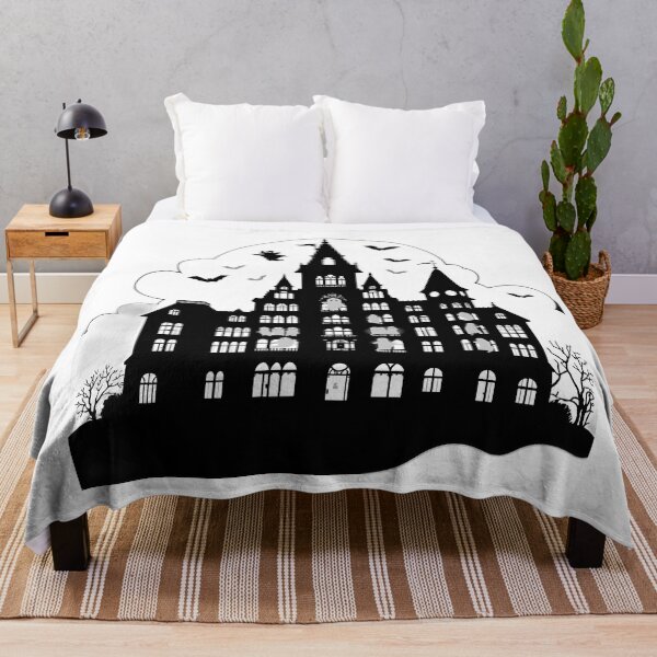 Item preview, Haunted Hotel Silhouette Art designed and sold by sharon1210.