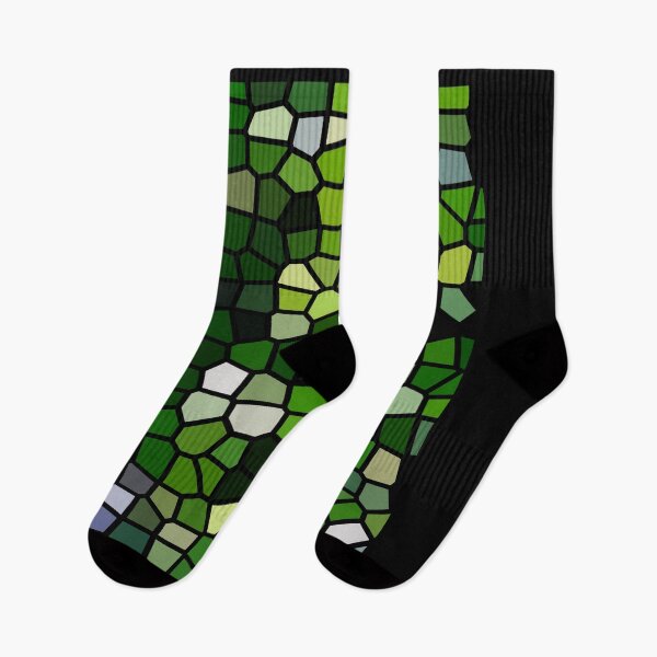 Item preview, Cool Green, Grey and Black abstract pattern designed and sold by PerkyParakeet.