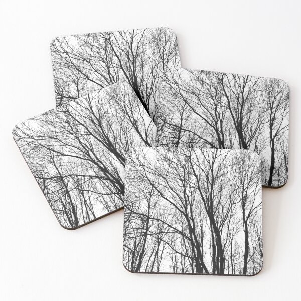 Item preview, Young Autumn ash trees, monochrome designed and sold by paulboizot.