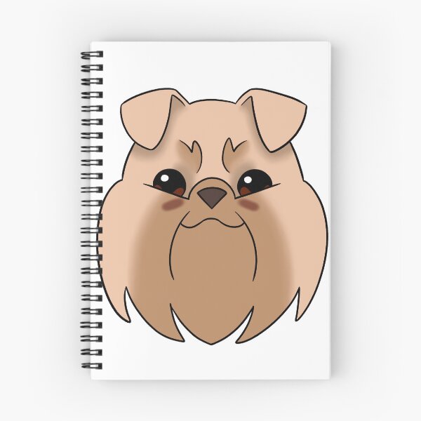 Item preview, Cream Brussels Griffon Light Brown Snout Brows Tear Stains designed and sold by OliRoseArt.