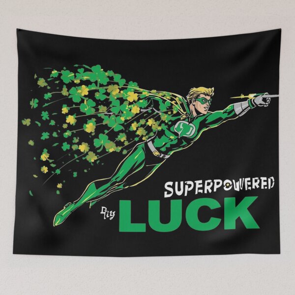 Item preview, Cosmic Shamrock Luck – Gold & Green St Patrick’s Day Art designed and sold by YourTrendyTees.