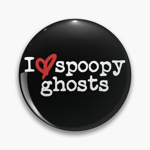 Item preview, I Love Spoopy Ghosts (white font) designed and sold by Pencil on Paper CA.