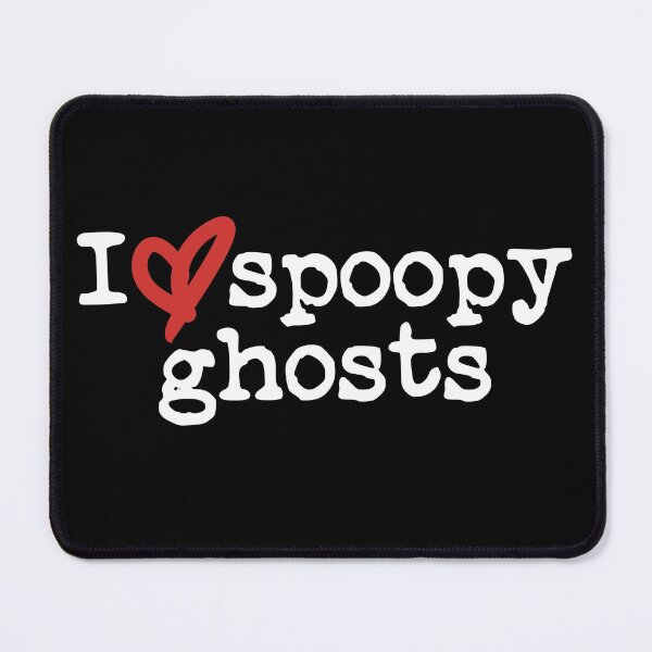 Item preview, I Love Spoopy Ghosts (white font) designed and sold by Pencil on Paper CA.