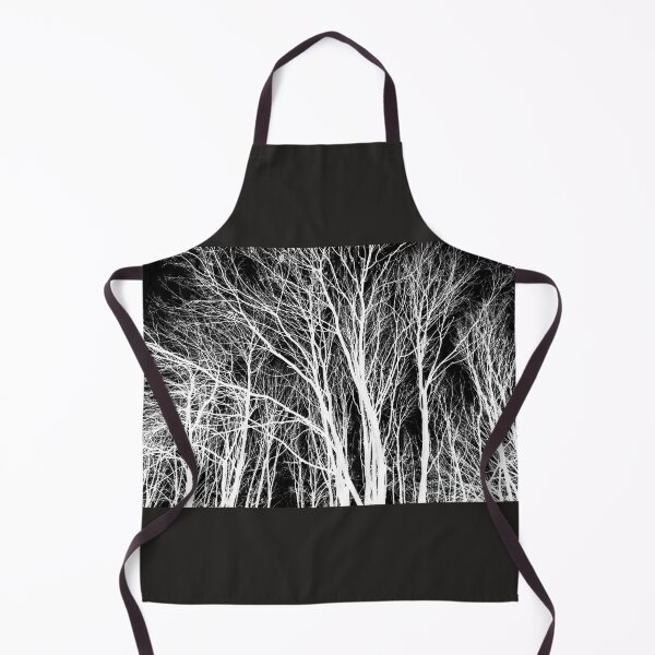 Item preview, Young Autumn ash trees, monochrome inverted designed and sold by paulboizot.